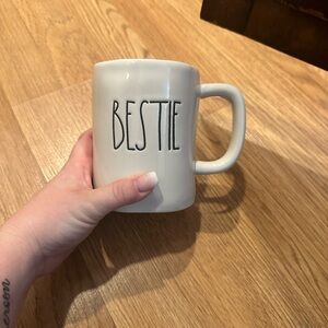 Rae Dunn Cream 'Bestie' Mug
